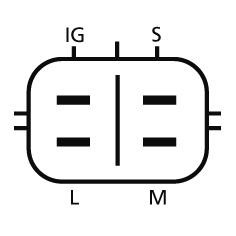 ALTERNADOR 12 V 100 A