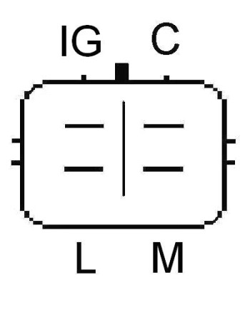 ALTERNADOR 12 V 100 A