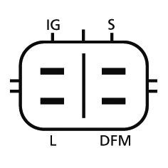 ALTERNADOR 12 V 80 A