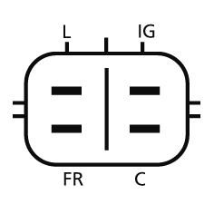 ALTERNADOR 12 V 80 A